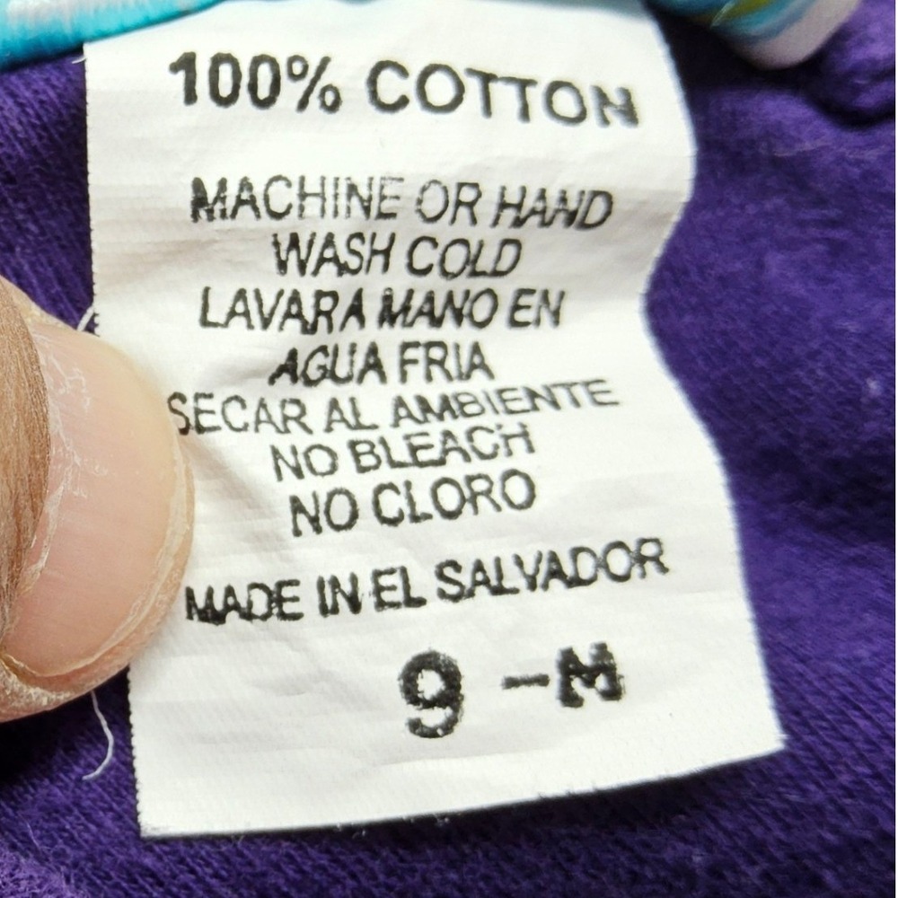 Firefly Lane Mardi Gras Dress Baby Girl 9M Purple Smocked Fleur-de-lis Rickrack - Picture 6 of 6